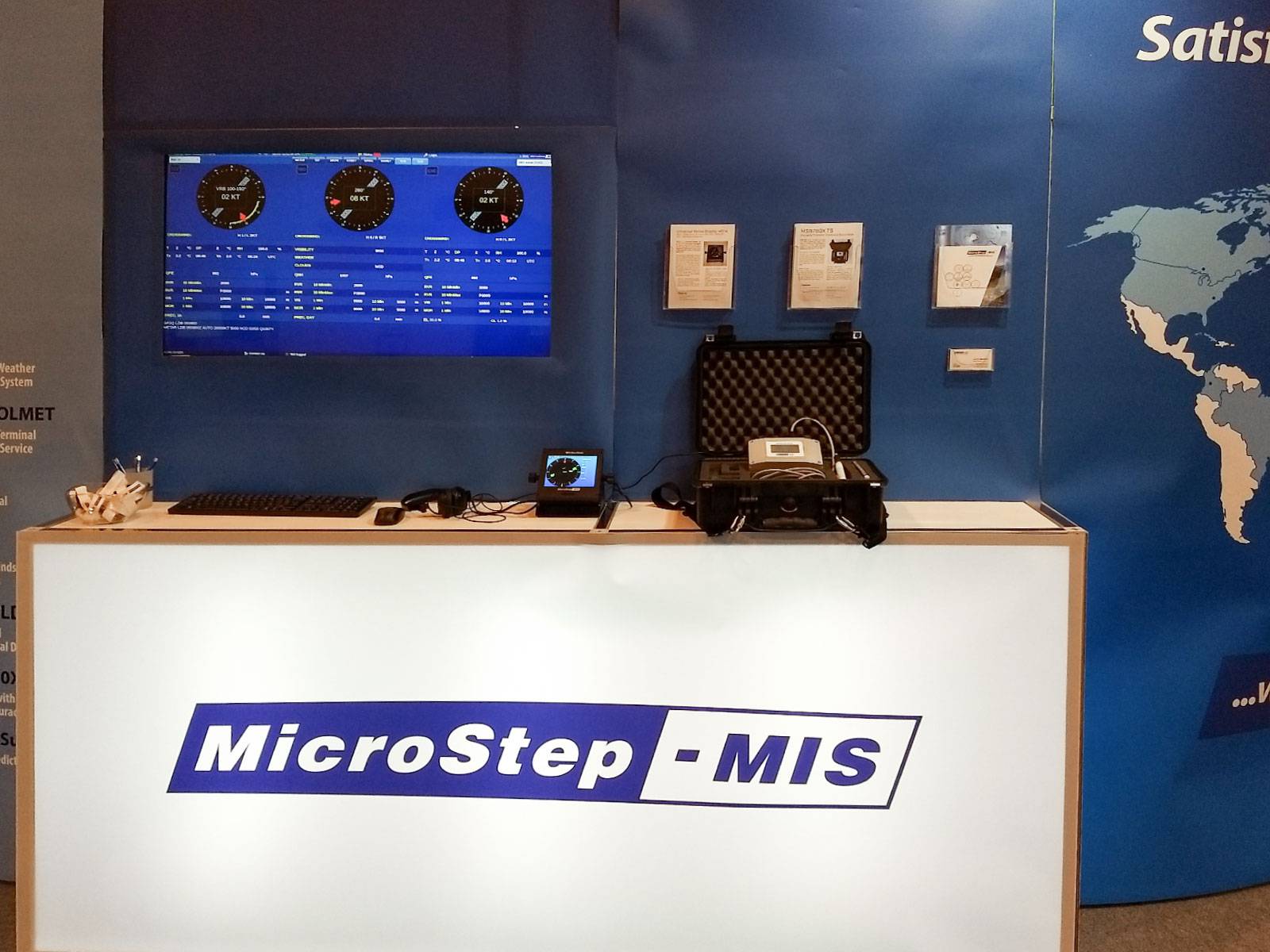 MicroStep-MIS exhibition stand at World ATM congress 2018