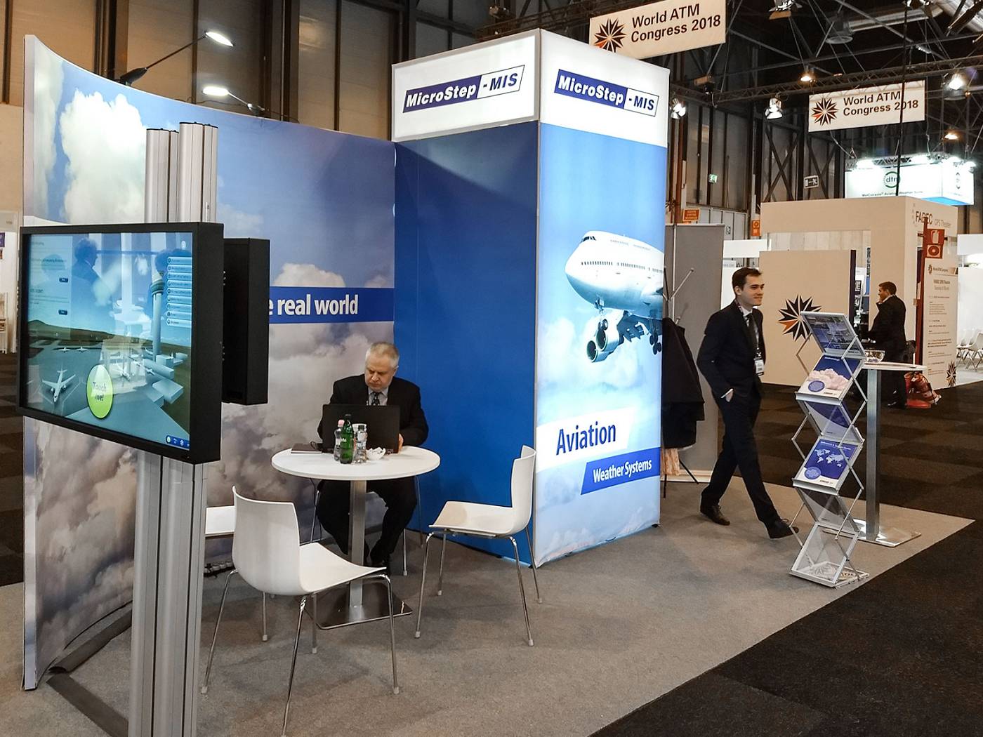 MicroStep-MIS exhibition stand at World ATM congress 2018