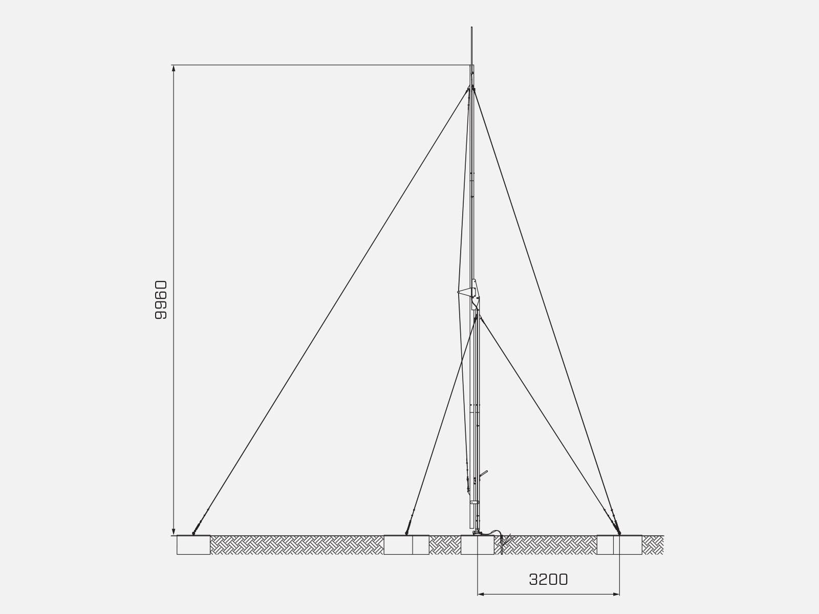 MicroStep-MIS | Tiltable Aluminum Meteorological Mast (10 m)