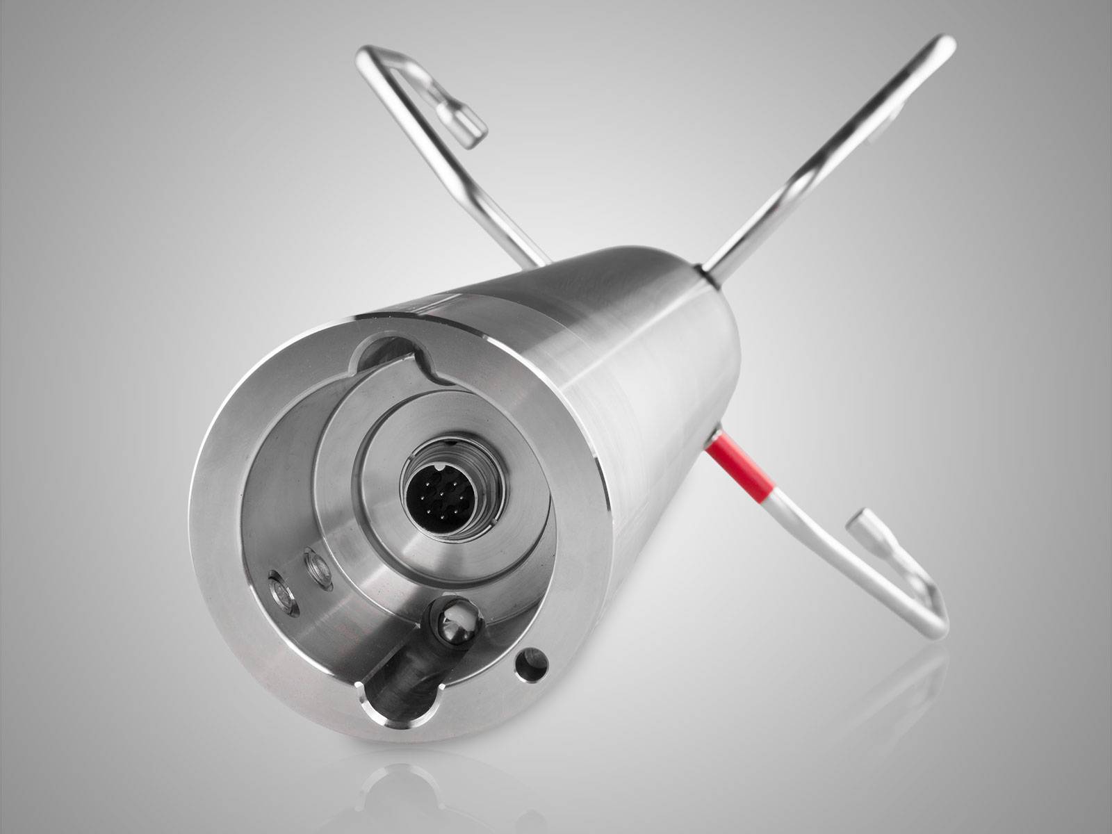 MicroStep-MIS | Bottom angle view of Ultrasonic Anemometer 2D