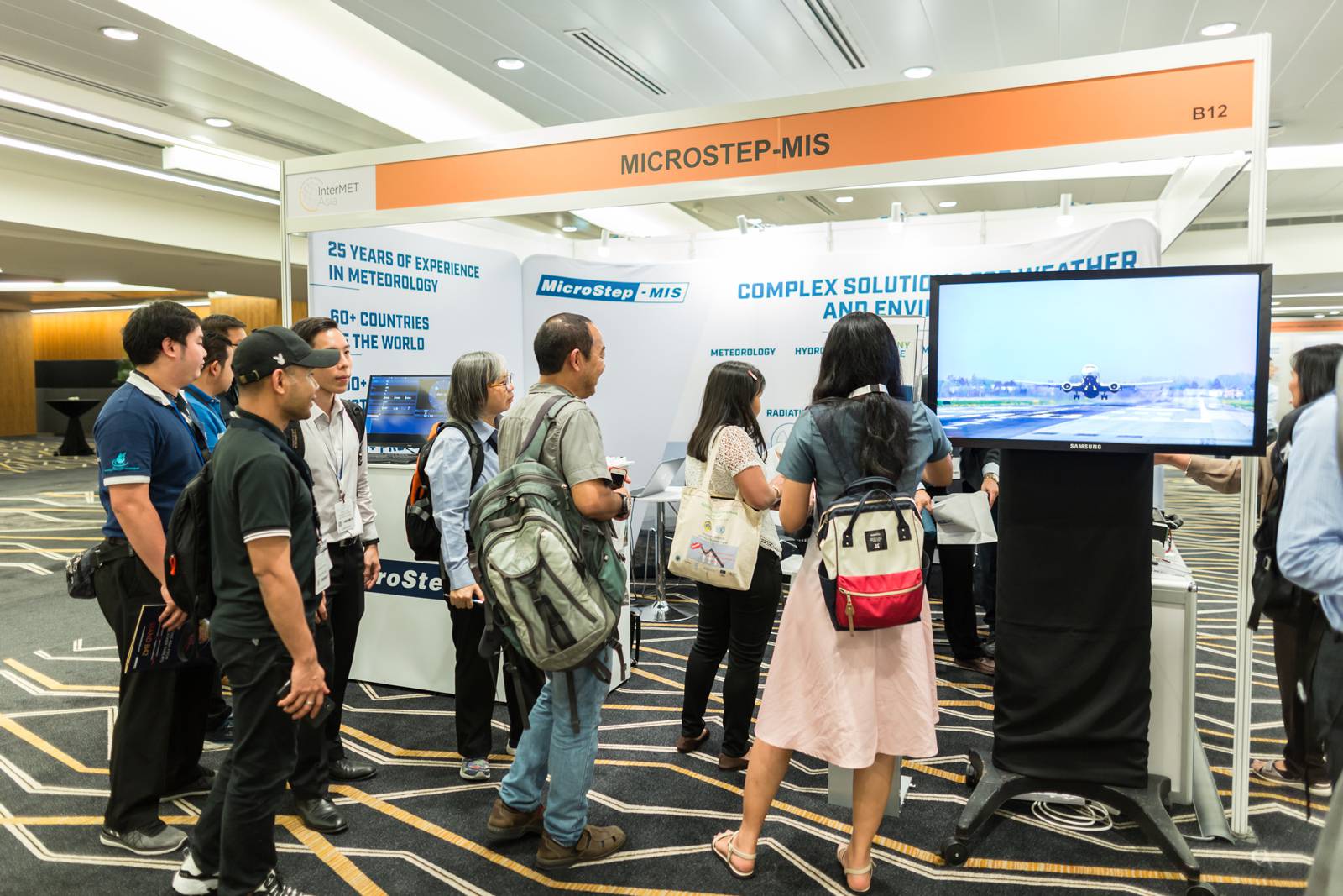 Visitors of MicroStep-MIS' booth at InterMET Asia 2019