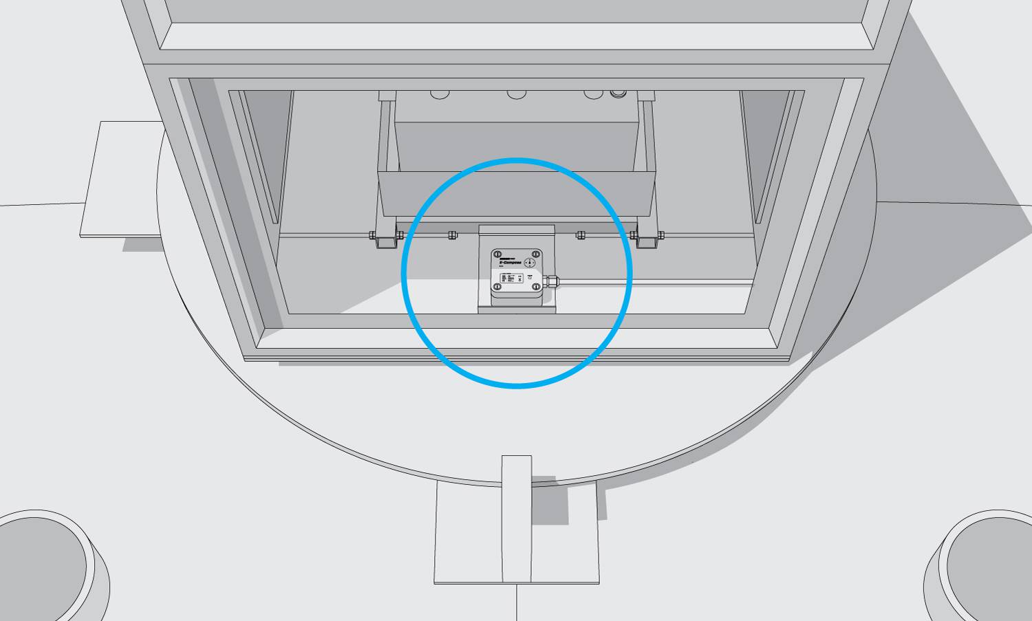 MicroStep-MIS | Electronic Compass in the marine buoy - illustration