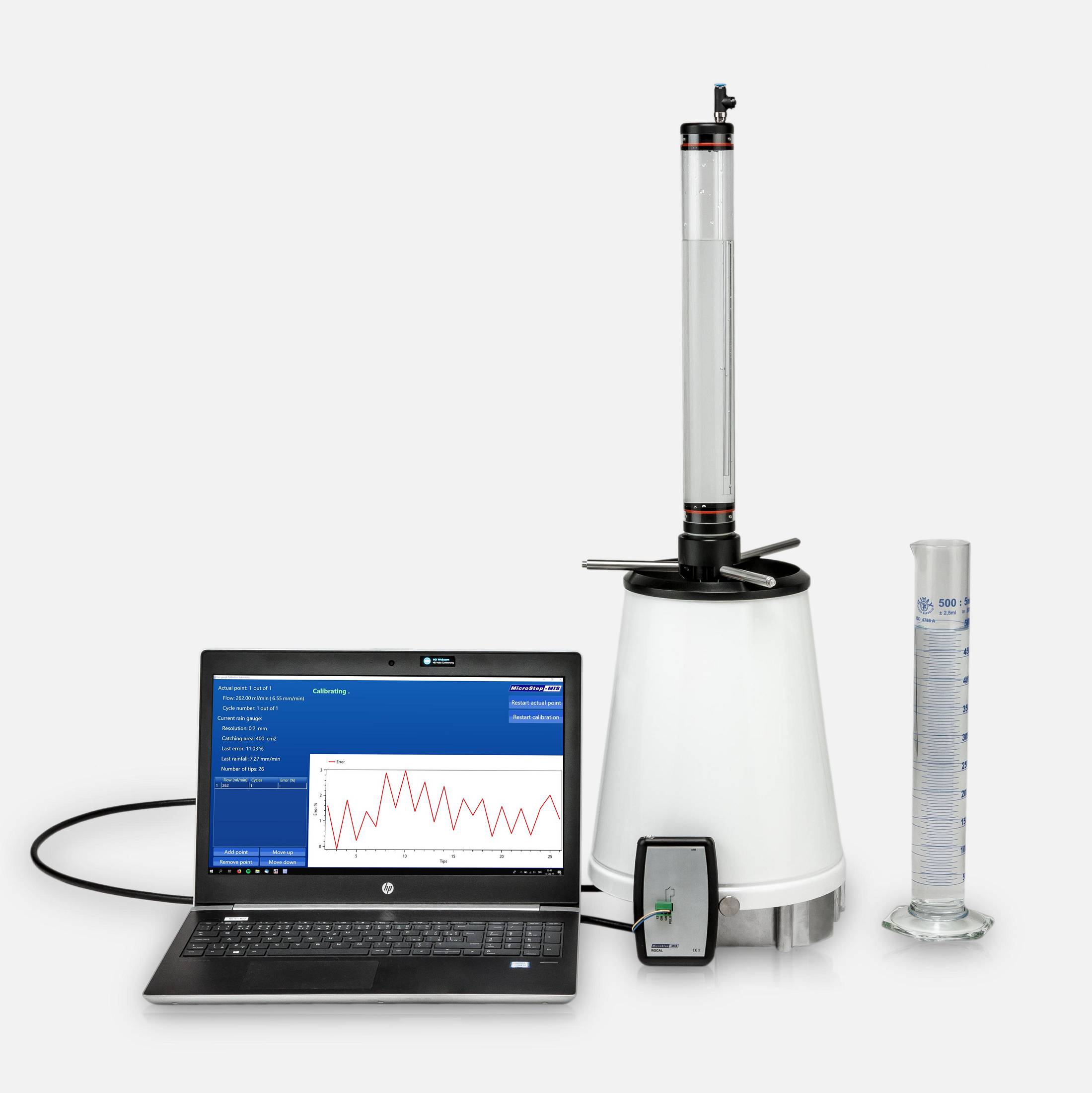 MicroStep-MIS | Calibration System for Tipping Bucket Rain Gauges