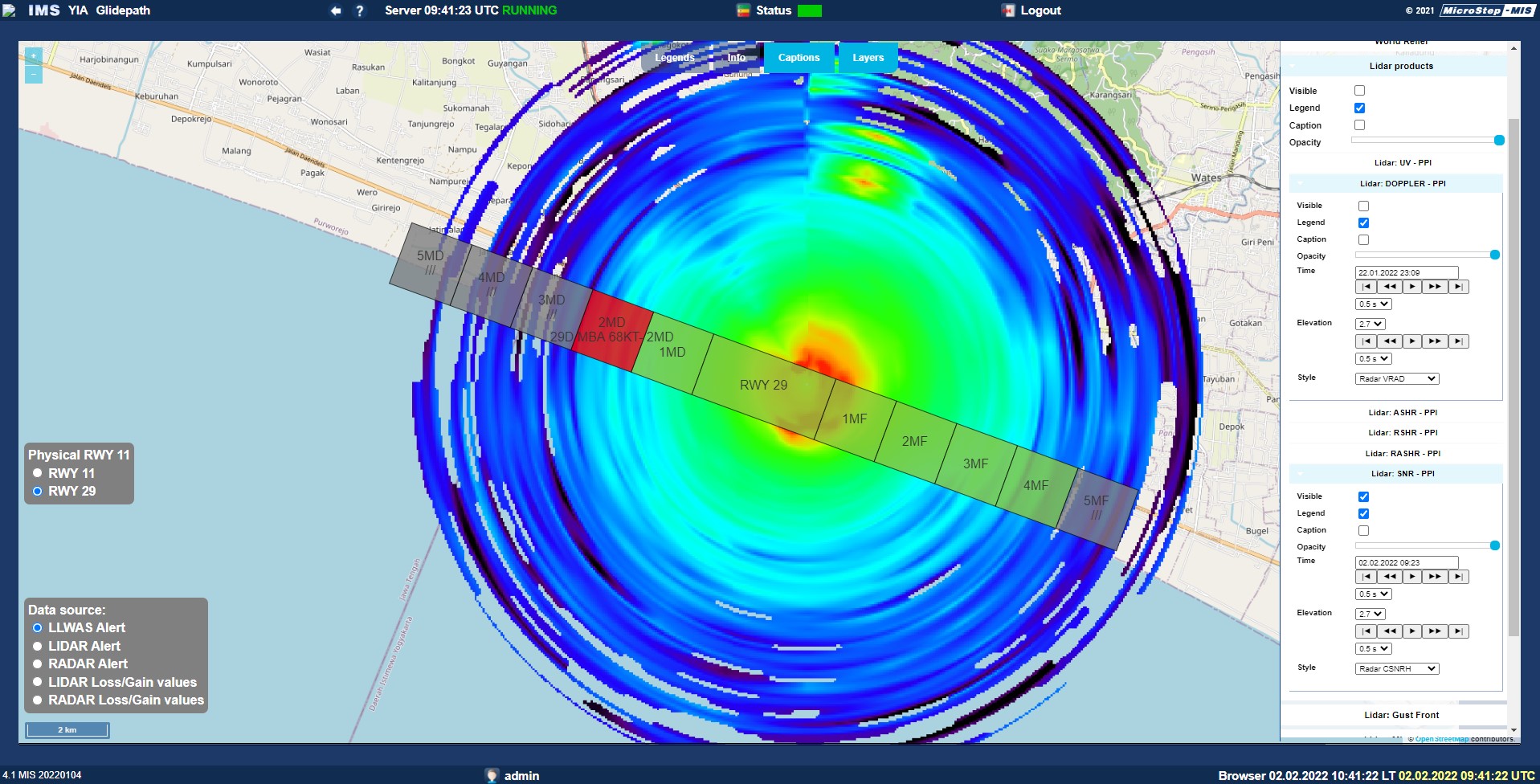 MicroStep-MIS | Low Level Windshear Alert System, Yogyakarta International Airport